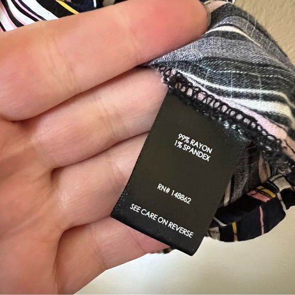 Torrid | Abbey Striped Slub Top - Picture 5 of 7